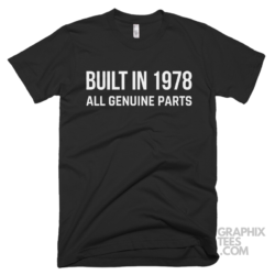 Built in 1978 all genuine parts shirt 01 02 39a png