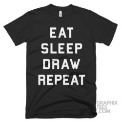 Eat sleep draw repeat funny shirt 04 05 15a png