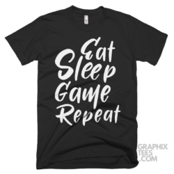 Eat sleep game repeat funny shirt 04 04 23a png
